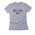 thumbnail image 1 of South-korea Golf - Olympic Games - Rio - Flag Women's Cotton Grey T-Shirt, 1 of 2