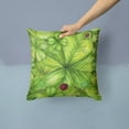 thumbnail image 2 of Carolines Treasures BB5754PW1414 Shamrocks and Lady bugs Fabric Decorative Pillow, 14Hx14W, multicolor, 2 of 4