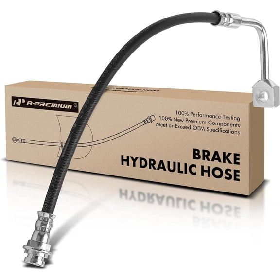 A-Premium Rear Driver Brake Hydraulic Hose Compatible with Select Chevy Models - Corvette 2014 2015 2016 2017 2018 2019, 6.2L