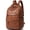 Brown, variant on 43L Vegan Leather Backpack for Women & Men, Travel Carry On Backpack, College Bookbag, Work Laptop Backpack fits 17 inch Laptop,Beige