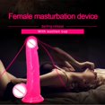 thumbnail image 3 of Consolador realista Anal Pene falso Masturbación femenina Juguetes sexuales para adultos (Rosa / L Tmvgtek Cuidado Belleza, 3 of 6