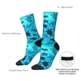 thumbnail image 4 of KLL World Turtle Day Print Cool Socks Men's Women's Crew Socks Funny Crazy Novelty Stockings, 4 of 6