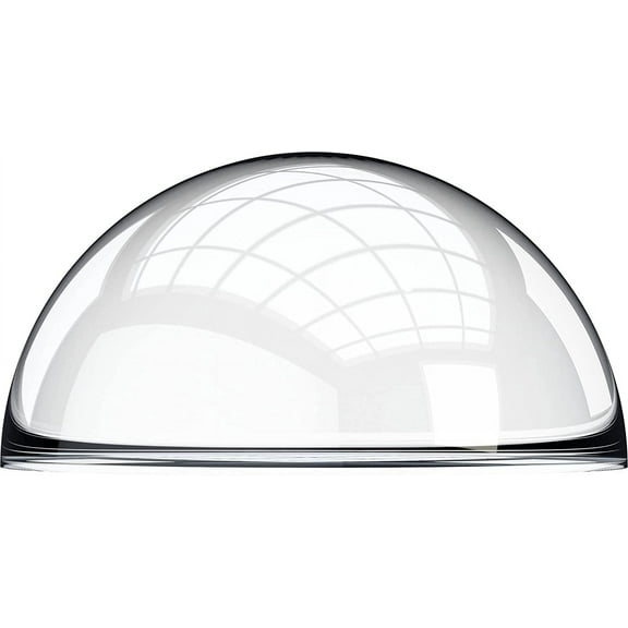 Solid Acrylic / Plexiglass Half Sphere (Cabochon) - Transparent / Clear - 2"