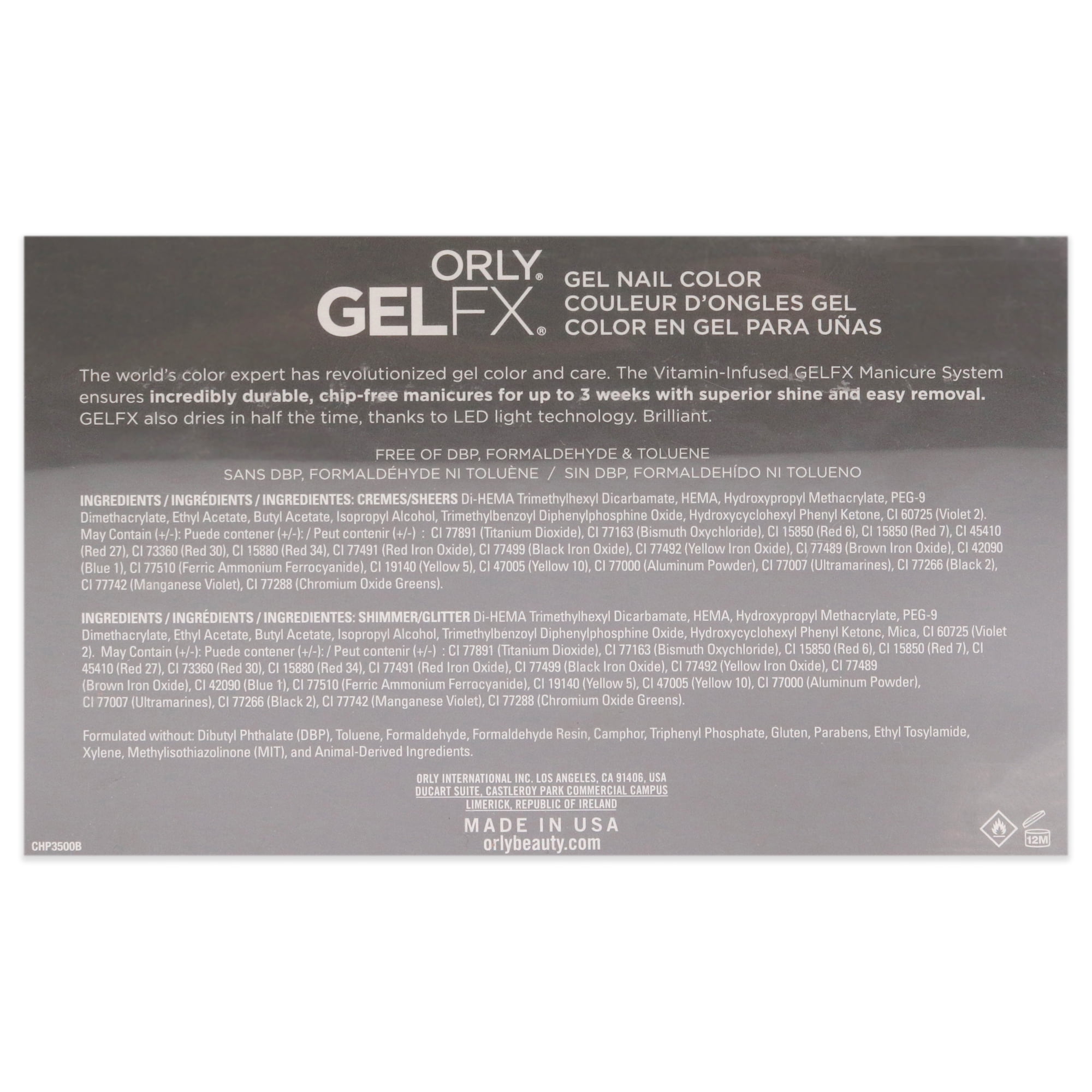 Orly Momentary Wonders Gel Fx Nail Color 6 x 0.3 oz Nail Polish - Dancing Embers, Awestruck, Ephemeral, Flight of Fancy, Touch of Magic, Whispered Lore