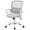 A_Gray, variant on EBQOSK Home Office Desk Chair, Ergonomic Office Chair Height Adjustable, Lumbar Support Breathable Mesh Swivel Rolling Work for Home Bedroom Study Student Pink (No Footrest & Fixed Handrail)