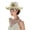 Yellow, variant on Women's Bohemian Print Panama Straw Hat UV Protection Breathable Lightweight Foldable Stylish Sun Hat For Beach Travel Outdoor Summer Activities Yellow M
