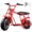 Red, variant on Mini Bike Rolling Chassis Kit, Complete Frame with Wheels, Seat & Brake System, Engine Mount Plate Included, Fits 79cc–225cc Engines, 145/70-6 Tires, Engine Not Included