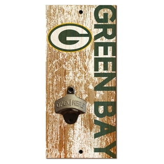 Tokens & Icons Green Bay Packers Lambeau Field Game-Used Bench Seating Bottle Opener