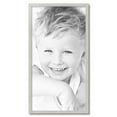 thumbnail image 2 of ArtToFrames 20" x 38" Slanted Lip White Picture Frame, 20x38 inch White Wood Poster Frame (WOM-4825),  Pack, 2 of 7