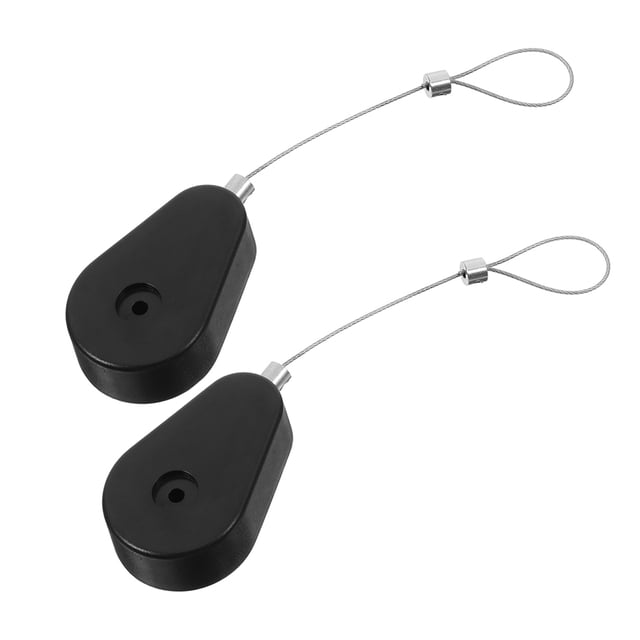 2 Pcs Telescopic Anti Theft Cable Cases Automatic Retractable Cables Box Small Cable Lock for Electronic Products