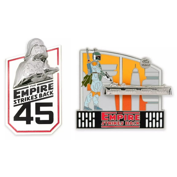 Disney Pin 45th Anniversary Star Wars: The Empire Strikes Back Darth Vader & Boba Fett