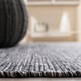 thumbnail image 4 of SAFAVIEH Montauk Kelsey Distressed Cotton Area Rug, Charcoal/Black, 4' x 6', 4 of 8