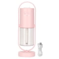 thumbnail image 1 of Minihumidificador portátil giratorio de 360° 2 modos de pulverización Minihumidificador para coche para el hogar, la oficina, viajesRosa, 1 of 10