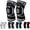 Black, variant on Motion Max Knee Pro,Motionmax Knee Pro Brace,KneeBrace Bone on Bone Support,One Pair with Adjustable Non-Slip Strap
