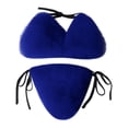 thumbnail image 4 of Beachwear Set for Summer Leisure with Sleek Strapless Solid Design and Versatile Two-Piece Bikini Ensemble, 4 of 4