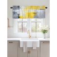 thumbnail image 2 of Valances for Windows Street Art Brush Rod Pocket Cafe Window Treatments Valance Curtains for Kitchen Bathroom Laundry Basement Windows 60"x18", 2 of 9