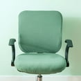 thumbnail image 5 of Stretch Office Covers Seat Cover Slipcover Desk Seat Cushion Protectors for Computer - Green, 5 of 8