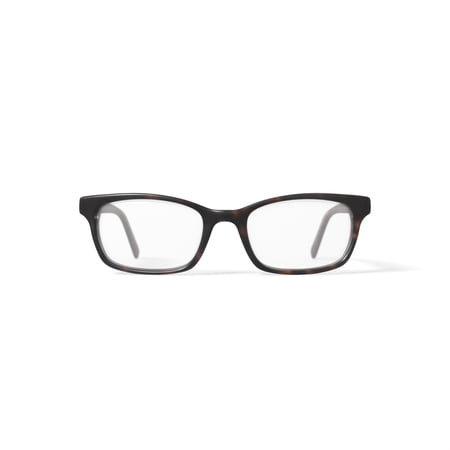 Christian Siriano Women's Estella Rectangular Prescription Eyeglasses with Case, Brown Tortoise