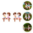 thumbnail image 4 of 2 juegos de taburetes para pareja, adornos de muñecas para escritorio, 4 of 5