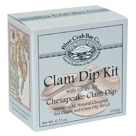 Blue Crab Bay Co. Clam Dip Kit, 6.75-Ounces Pack of 4