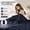 B-navy, variant on Soft Feather Down Throw Blanket Lightweight Packable Couch Throw for Indoor Outdoor Use 50"x70" Gray 12oz Cozy Warm Reversible Blanket