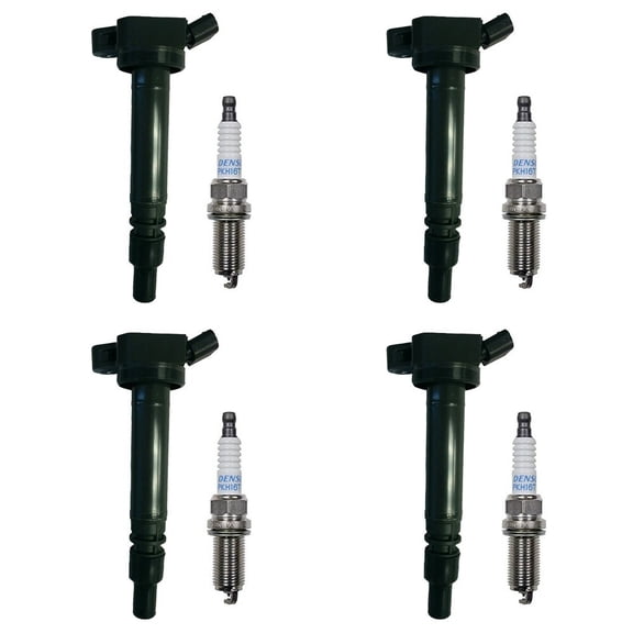 Set of 4 AD Ignition Coils   4 Denso Platinum TT Spark Plugs For  & Lexus