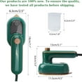 thumbnail image 2 of Rotary Garment Iron, Wet Dry Garment Ironing 2 in 1, Portable Handheld Steamer Iron, 170℃ High Temperature Steam, Titanium Panel for Clothes, Curtains, Sheets, Pillowcases, Green, 2 of 8