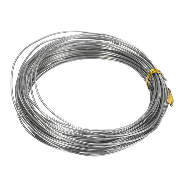 16 Gauge 1.2mm Stainless Steel Wire 10m/33 ft Soft Craft Sculpting Artistic Wire for Jewelry Making Beading DIY Crafts Supplies, Silver