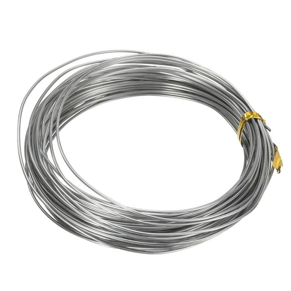16 Gauge 1.2mm Stainless Steel Wire 10m/33 ft Soft Craft Sculpting Artistic Wire for Jewelry Making Beading DIY Crafts Supplies, Silver
