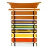 KidKraft Martial Arts Wooden Belt Holder Hanging Display for 8 Belts