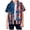 Light Blue, variant on Staki 4th of July Button up Shirt American Flag Shirt Girls Patriotic Hawaiian Shirts 4th of July Tops Kids Red White Blue Hawaii Floral Button Up Shirts 4T 5T 13T(Dark Blue,4-5 Years)