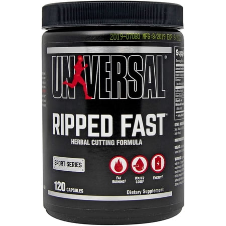 Universal Nutrition Ripped Fast, 120 Ct