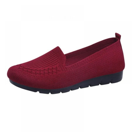 

Women s Comfortable Shoes Loafer Casual Fly Weaving Natural Driving Fashion Flats Breathable Nurse Walking Ladies Slip On Shoes