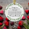 thumbnail image 4 of Pendiente acrílica pareja colgante decoración amorosa valentines día anillo vajilla regalo boda couple heart pendant decoration wedding hanging gift acrylic, pendants colgantes parejas, 4 of 8