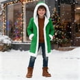 thumbnail image 2 of lnmuld Kids Jacket Winter Festival Cardigan for Kids Cozy Holiday Wear Soft Warm Jacket for Boys and Girls Celebrations and Everyday Outfits Solid Color Size:4-5 Years, 2 of 7