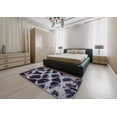 thumbnail image 5 of Ahgly Company Machine Washable Indoor Rectangle Abstract Dark Goldray Area Rugs, 4' x 6', 5 of 7