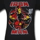 Iron Man Ne Pas Oublier Casque Marvel Comics Super-Héros Junk Food Adulte T-Shirt Tee – image 2 sur 3