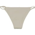 thumbnail image 2 of Tavik Womens Asher Knot Side Straps Bikini Swim Bottom, Beige, X-Small, 2 of 2