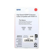 onn 1’ HDMI Extension Cable