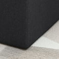 thumbnail image 3 of Square Fabric Ottoman Charcoal Grey Extra Seat & Stylish Resting Spot, 3 of 8