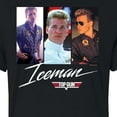 thumbnail image 3 of Top Gun - Iceman - Juniors Cropped Cotton Blend T-Shirt, 3 of 5