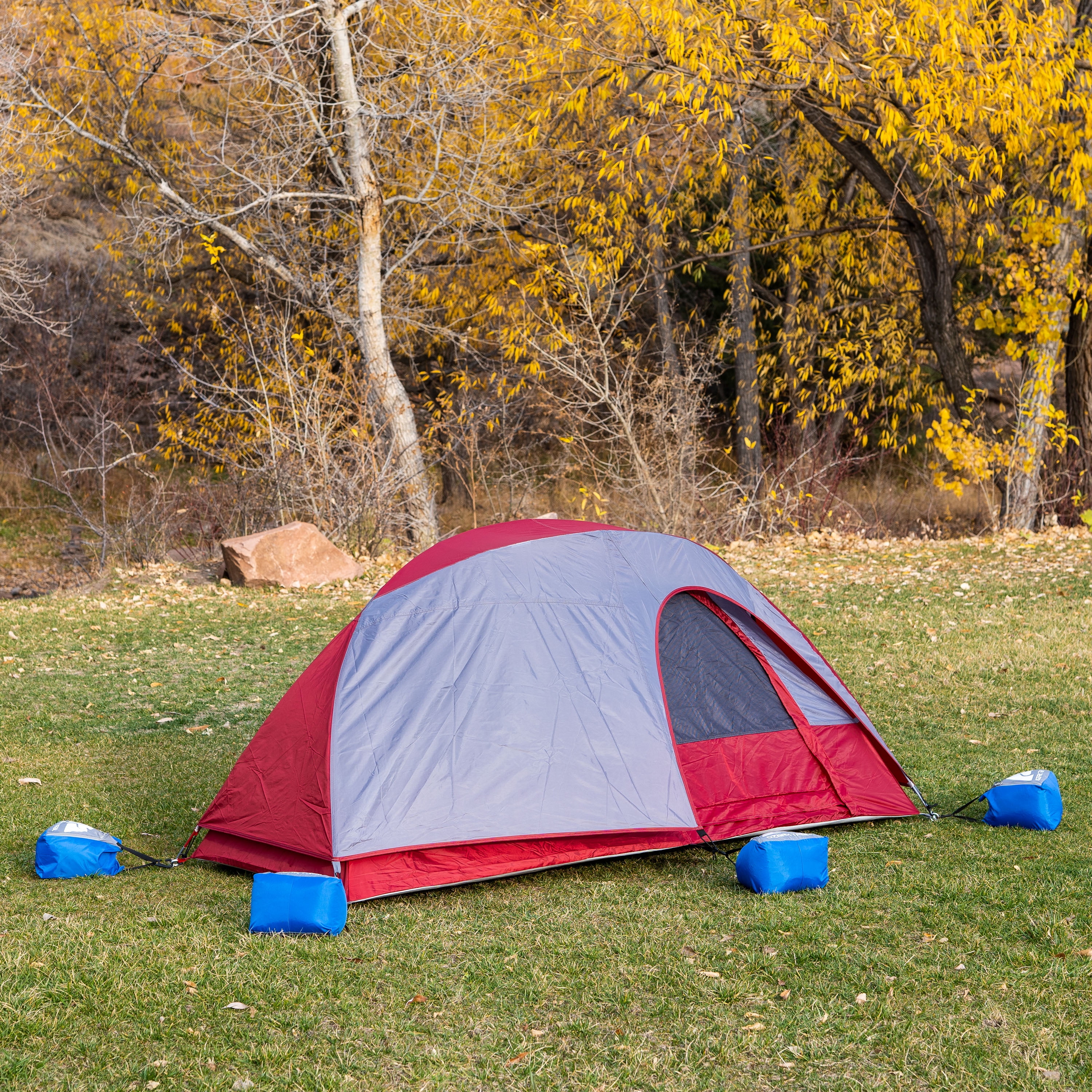 Ozark Trail Poly Oxford 9" Sandbag Tent and Canopy Stakes (4 Pack) for any size Tent or Canopy