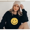 thumbnail image 3 of SMILEY FACE Graphic Unisex Fleece Pullover, 3 of 6