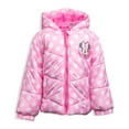 thumbnail image 2 of Disney Minnie Mouse Toddler Girls Zip Up Puffer Jacket Toddler to Little Kid, 2 of 5