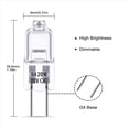 thumbnail image 4 of 80 Piezas G4 12V 20W Lámpara Halógena G4 12V Bombilla Perlas Insertadas Lámpara de Cristal Bombilla Halógena 20W 12V Bombillas Halógenas, 4 of 5