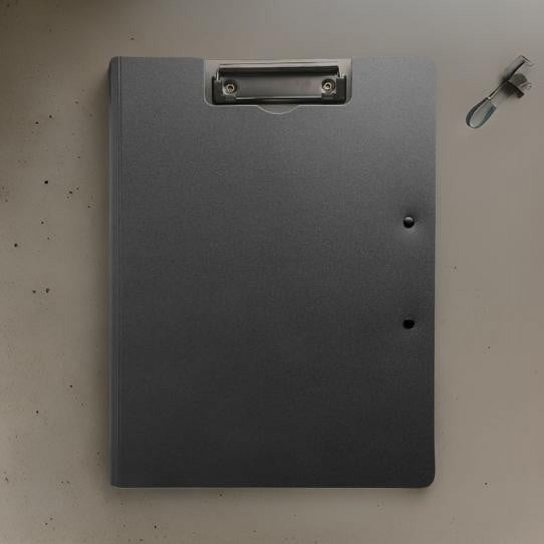 A4 Foldable Clipboard with Spring Action Clamp, Punchless Design for Office, School, or Commercial Use, Strong Clips for File Folders, Bulk Pack for Letter or A4 Size Documents