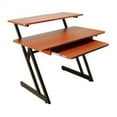 thumbnail image 2 of On-Stage WS7500RB WS7500 Series Wood Workstation (Rosewood/Black Steel), 2 of 2