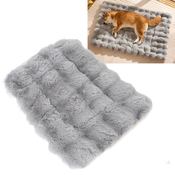 Almohadilla Mullida Para Perrera, Colchoneta Para Dormir De Felpa Espesa Para Perros Y Gatos, Suave Comodidad Para Mantener Caliente La Siesta, Cama Con Felpa De Burbujas Para