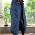 thumbnail image 4 of Women's Winter Fashion Sweater Cardigan Simple Sweater Coat Knitted Jumper Outwear Exquisite Gift for Ladies Birthday, 4 of 4