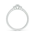 thumbnail image 2 of ANGARA Natural 0.21 Ct. Diamond Classic Ring in 14K White Gold for Women (Ring Size: 11.5), 2 of 9